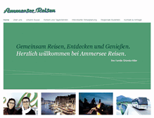 Tablet Screenshot of ammersee-reisen.de